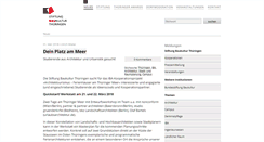 Desktop Screenshot of baukultur-thueringen.de